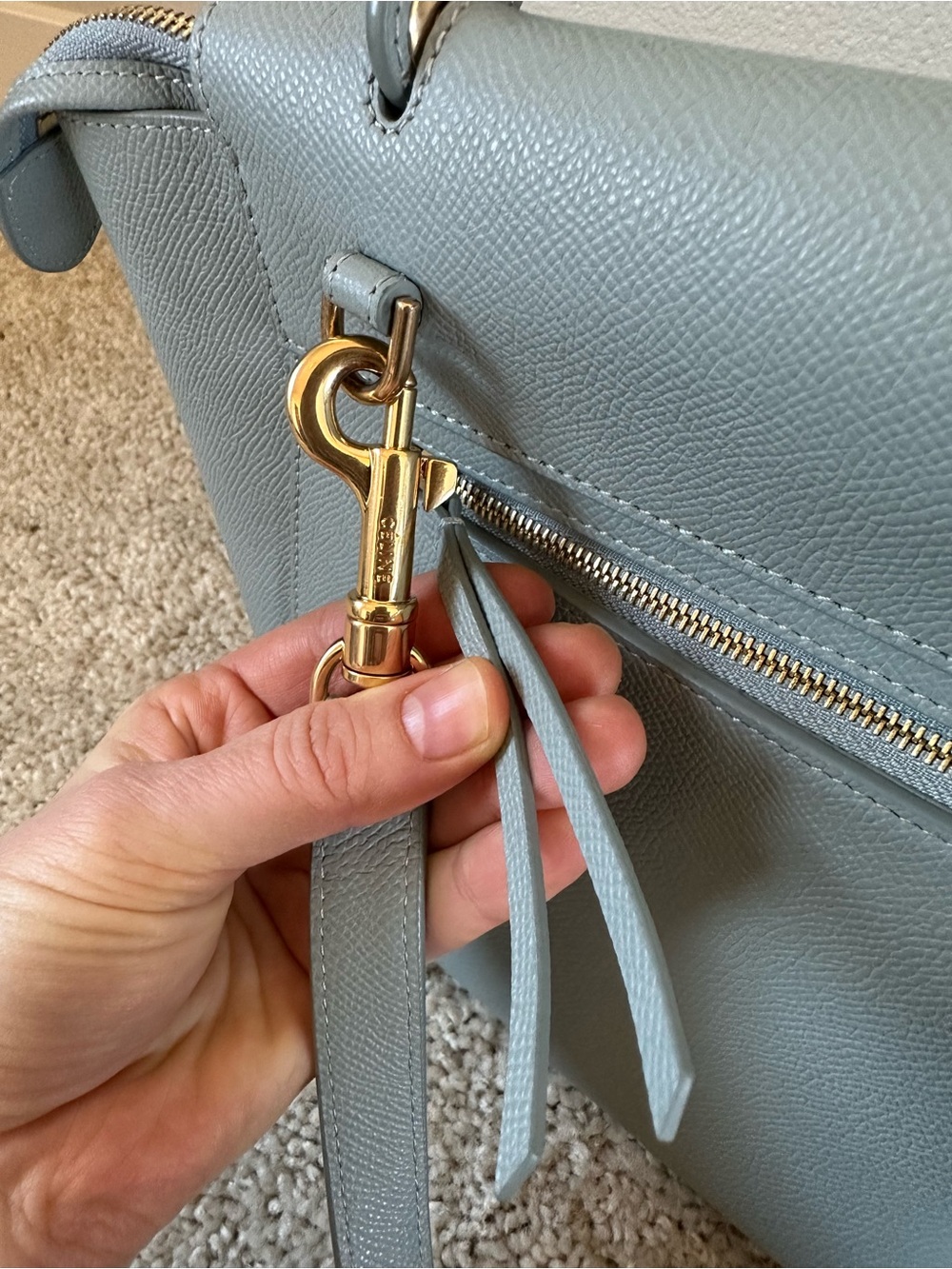 Celine Micro Belt Bag – Light Blue / Blue Gray - Picture 9 of 14